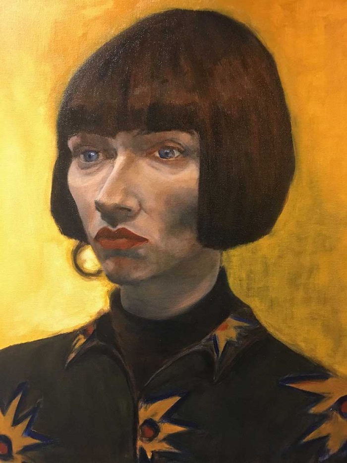 Maggie Peinture à l’huile sur Carton entoilé 50,8 cm x 40,6 cm 2018