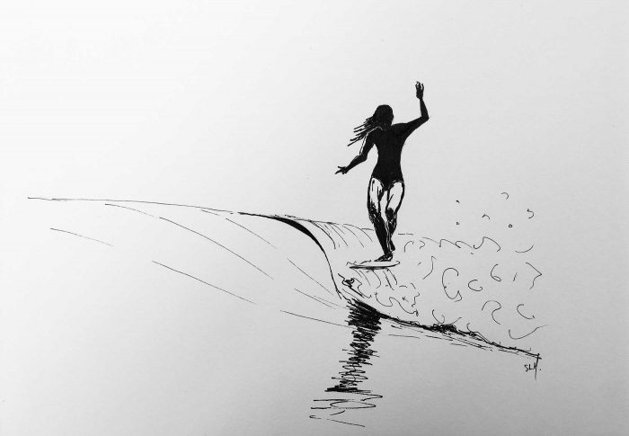 Equilibre Encre sur papier A4 (24cm x 29,7cm) 2017