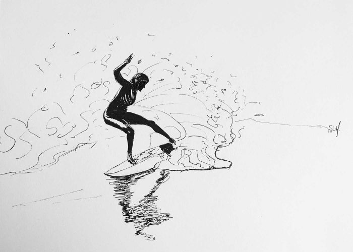 Bam Encre sur papier A4 (24cm x 29,7cm) 2017
