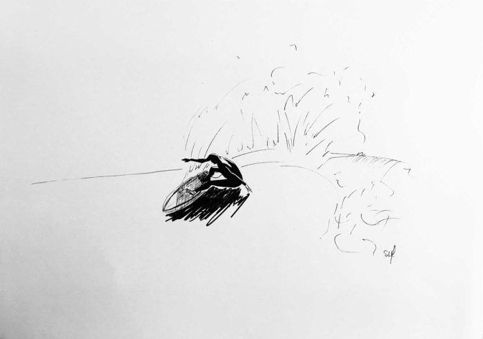 Snap Encre sur papier A3 (29,7cm x 42cm) 2019