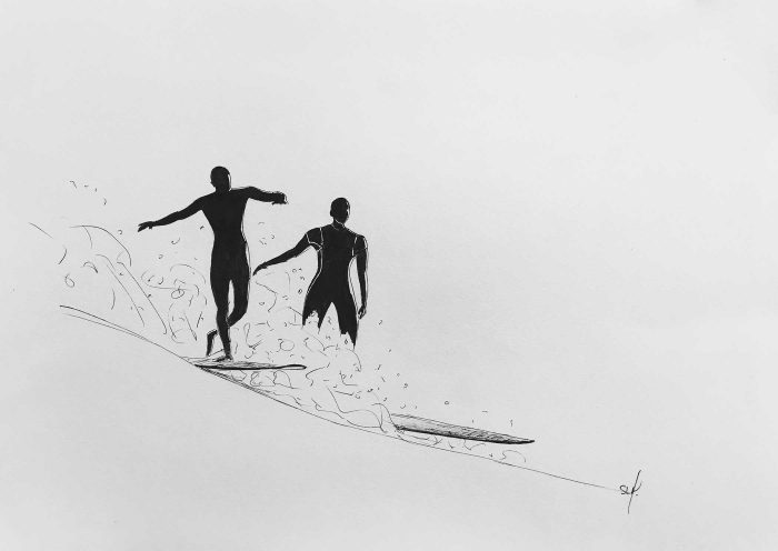 Love Encre sur papier A3 (29,7cm x 42cm) 2018